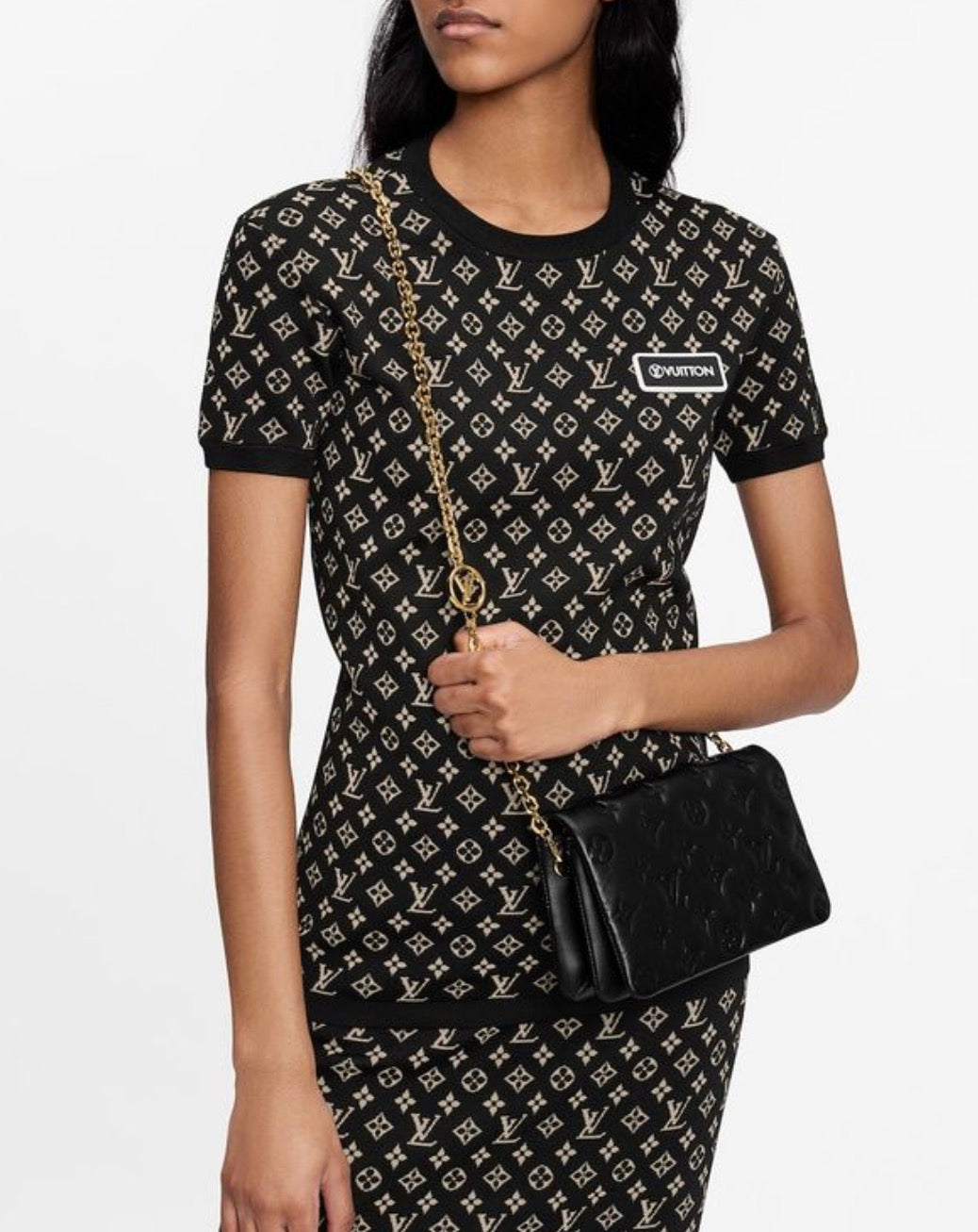 Louis Vuitton Coussin Pochette (Black) - Excellent