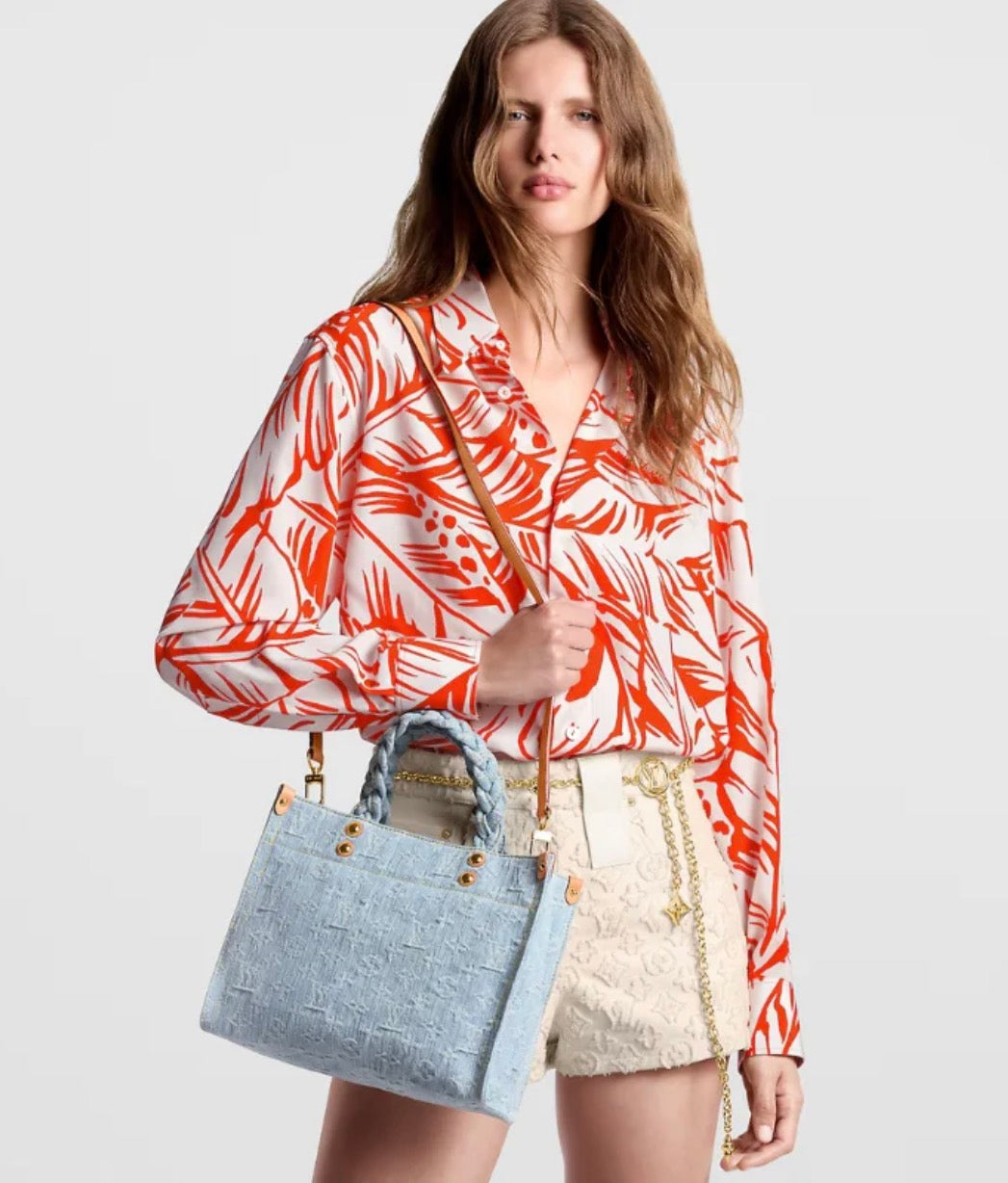 Louis Vuitton OnTheGo Let Go (Sky Blue Denim) - Like New