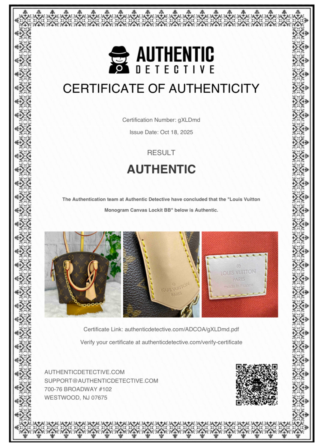 Louis Vuitton Lock It BB