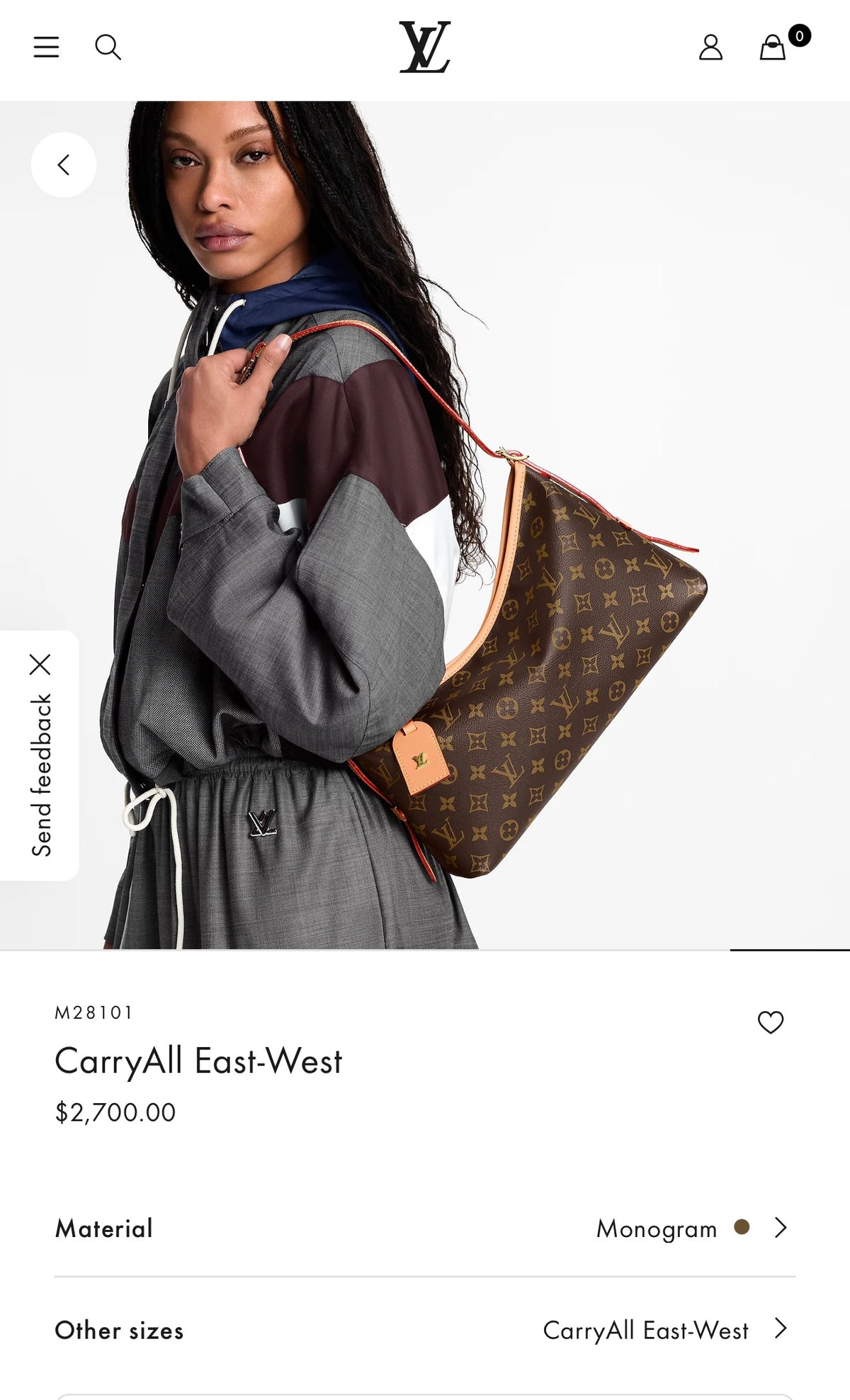 Louis Vuitton Carryall East West (Monogram) - Pristine