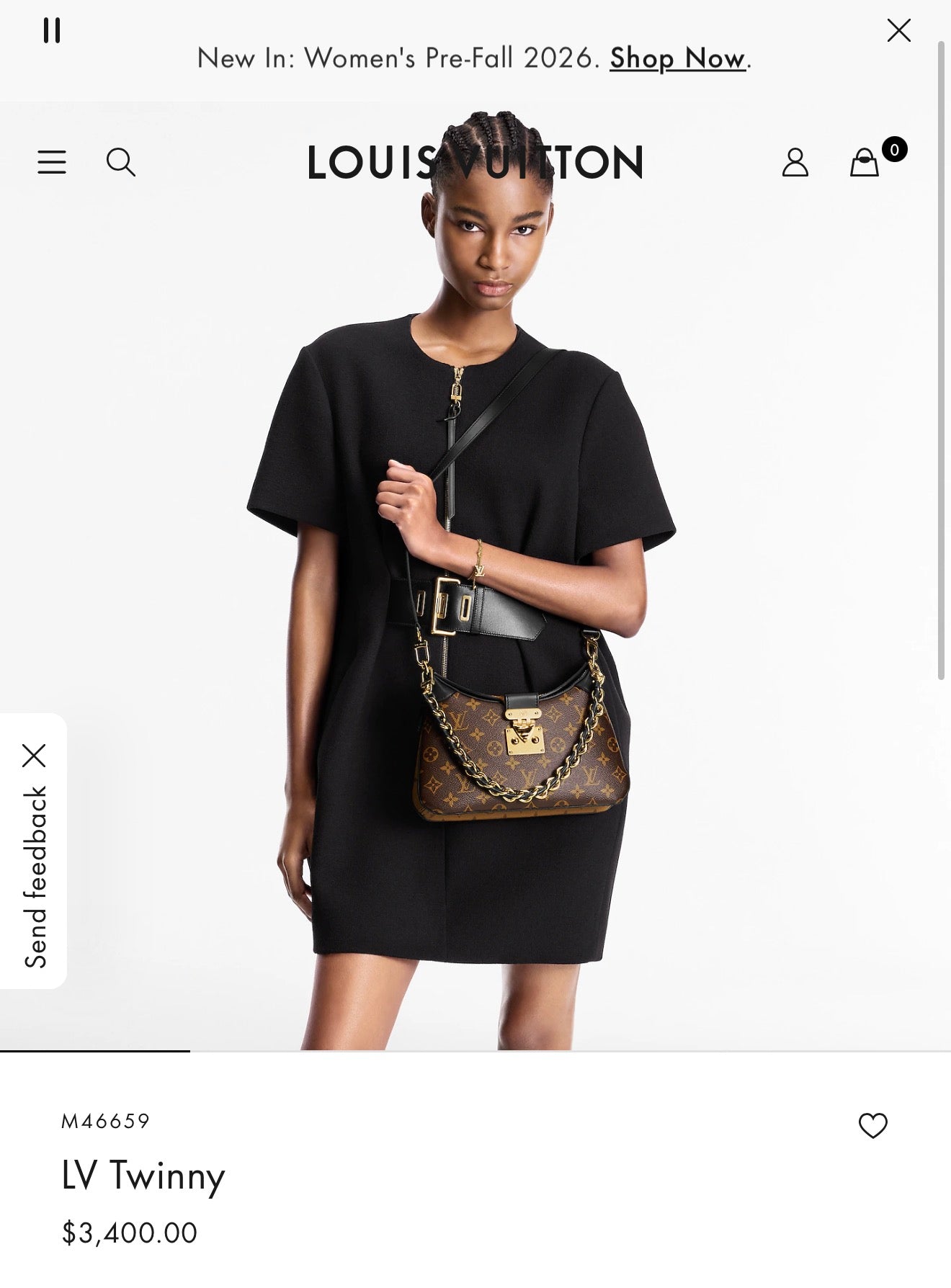 Louis Vuitton Twinny (Monogram/Reverse Monogram) - Pristine