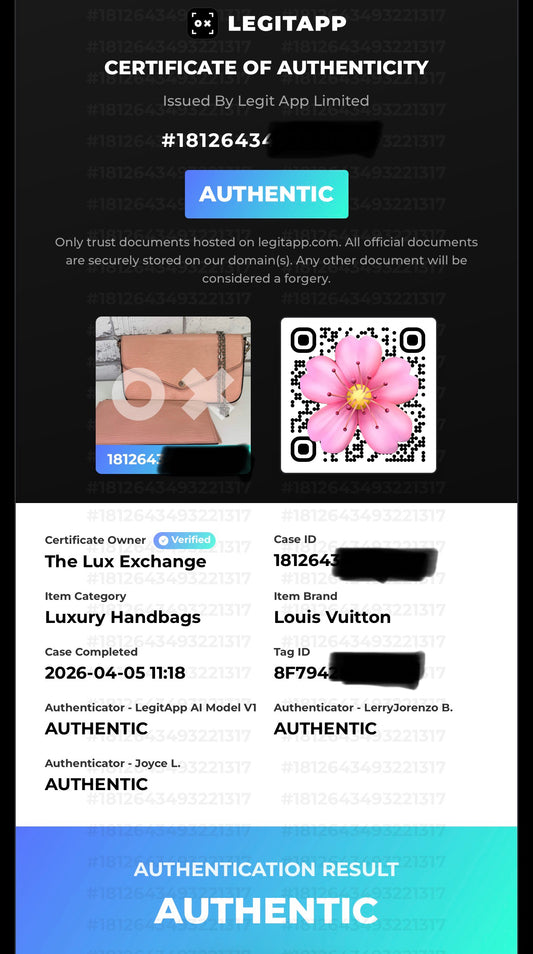 Louis Vuitton Pre-Owned Epi Leather Felicie w/ Inserts (Light Pink)