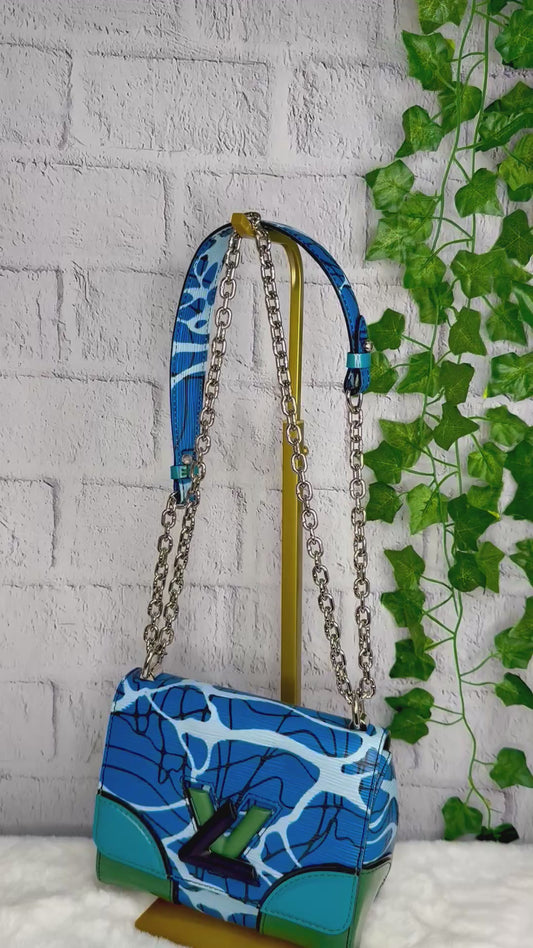 Louis Vuitton Limited Edition Epi Aqua Twist PM